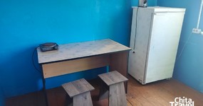 Корпус 2 №4 2-х местный номер, 2 деревянные односпальные кровати. Отдельный вход. Холодильник, плитка, эл.чайник, стол, стулья (май 2025).