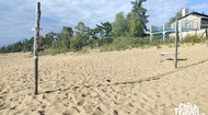 Пляжная зона: волейбольная площадка (август 2025).