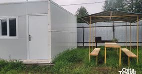 Домик №3 (3 места) -  3 односпальные кровати, стол, стулья, холодильник, эл. чайник, комод (июль 2026).