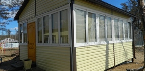 Закрытая беседка (май 2021)