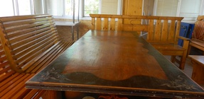 Закрытая беседка (июнь 2021)