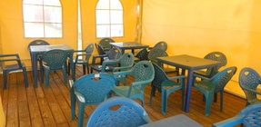 Шатер 15-20 человек.