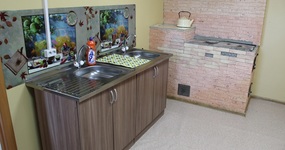 Общая кухонная зона - горячая вода подается круглосуточно